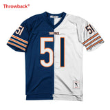 Men's Chicago Butkus Jersey White-Blue Color