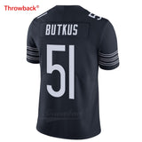 Men's Chicago Butkus Jersey Navy Blue Color