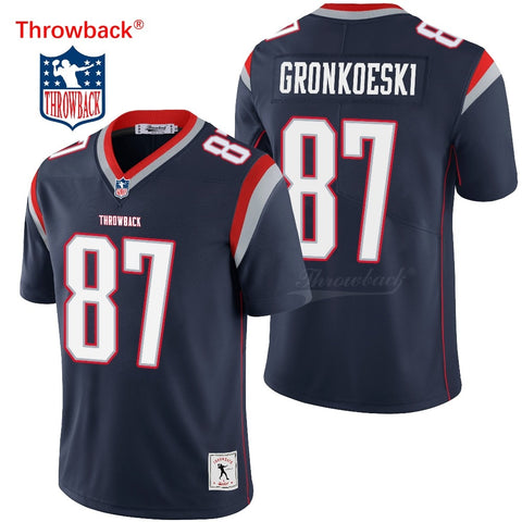 Men's New England Gronkowski Jerseys Black Color