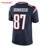 Men's New England Gronkowski Jerseys Black Color