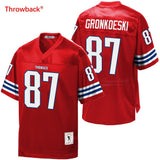 Men's New England Gronkowski Jerseys Red Color