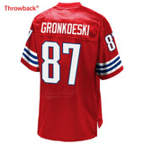 Men's New England Gronkowski Jerseys Red Color