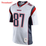 Men's New England Gronkowski Jersey White Color