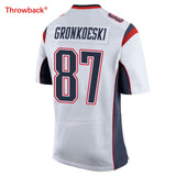 Men's New England Gronkowski Jersey White Color