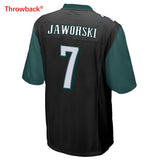 Men's Philadelphia Jaworski Jersey Green-Black Color