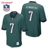 Men's Philadelphia Jaworski Jersey  Black Green / Black Color