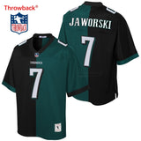 Men's Philadelphia Jaworski Jersey Green-Black Color
